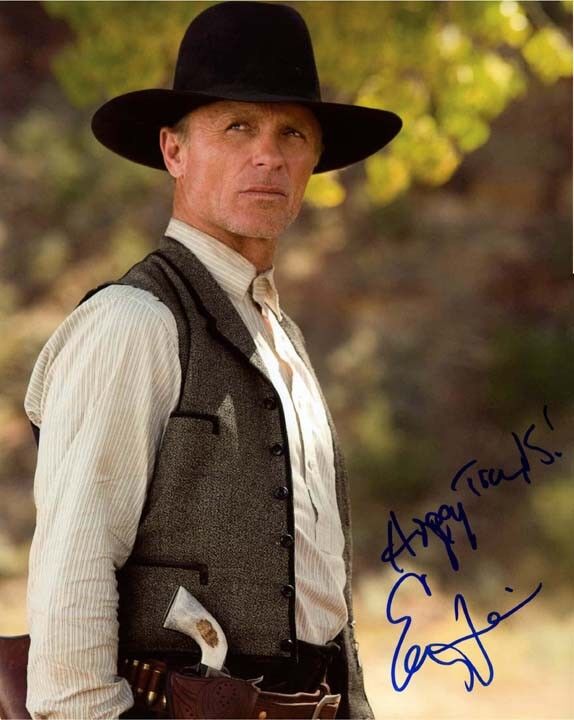 ED HARRIS signed autographed 11x14 APPALOOSA VIRGIL COLE Photo Poster painting GREAT CONTENT