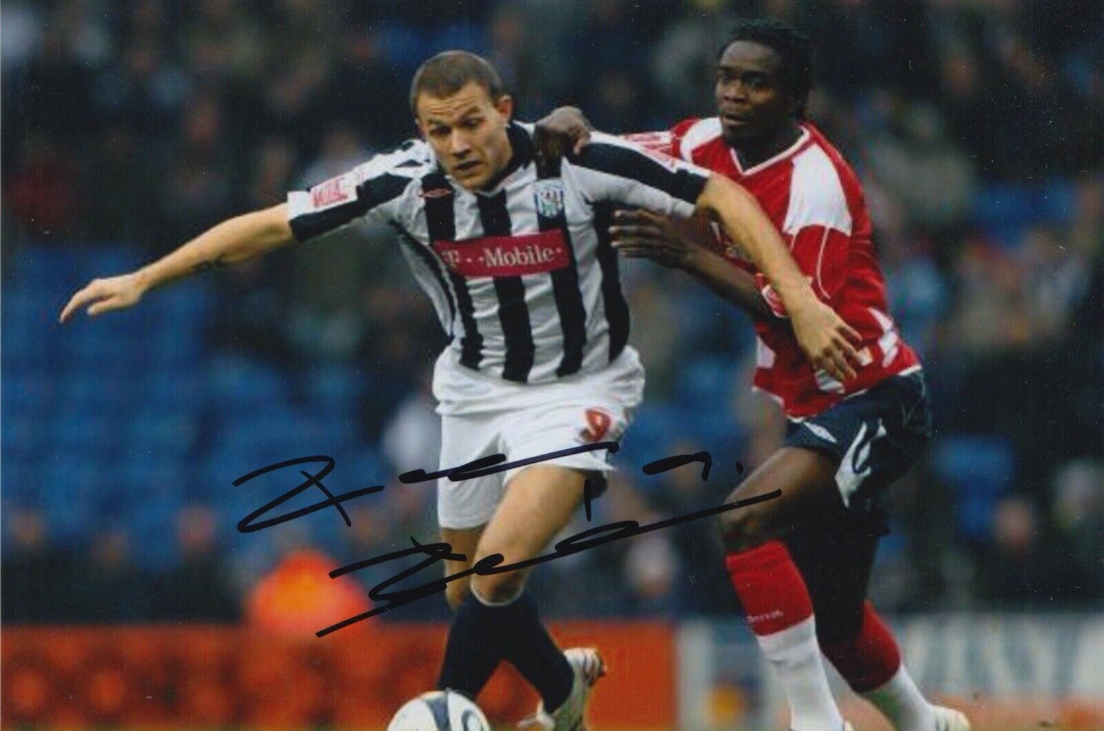 ROMAN BEDNAR HAND SIGNED 6X4 Photo Poster painting - FOOTBALL AUTOGRAPH - WEST BROM 1.