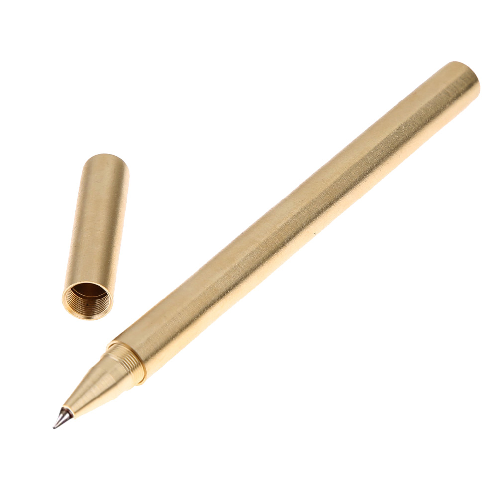 

Vintage Brass Neutral Aqueous Self-defense Pen Stylus Outdoor EDC101967, 501 Original