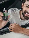 Personal Portable Alcohol Breathalyzer Tester with Digital LCD Display Handheld Alcohol Breathalyzer Tester Type-C Powered 300mAh Battery for Personal Home and Party Outdoors Indoors