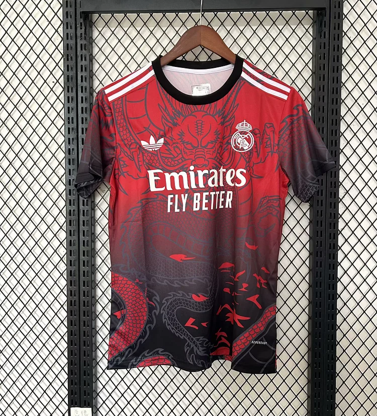 2025-26 Real Madrid Dragon Red Special Edition - Jersey - Fan Edition