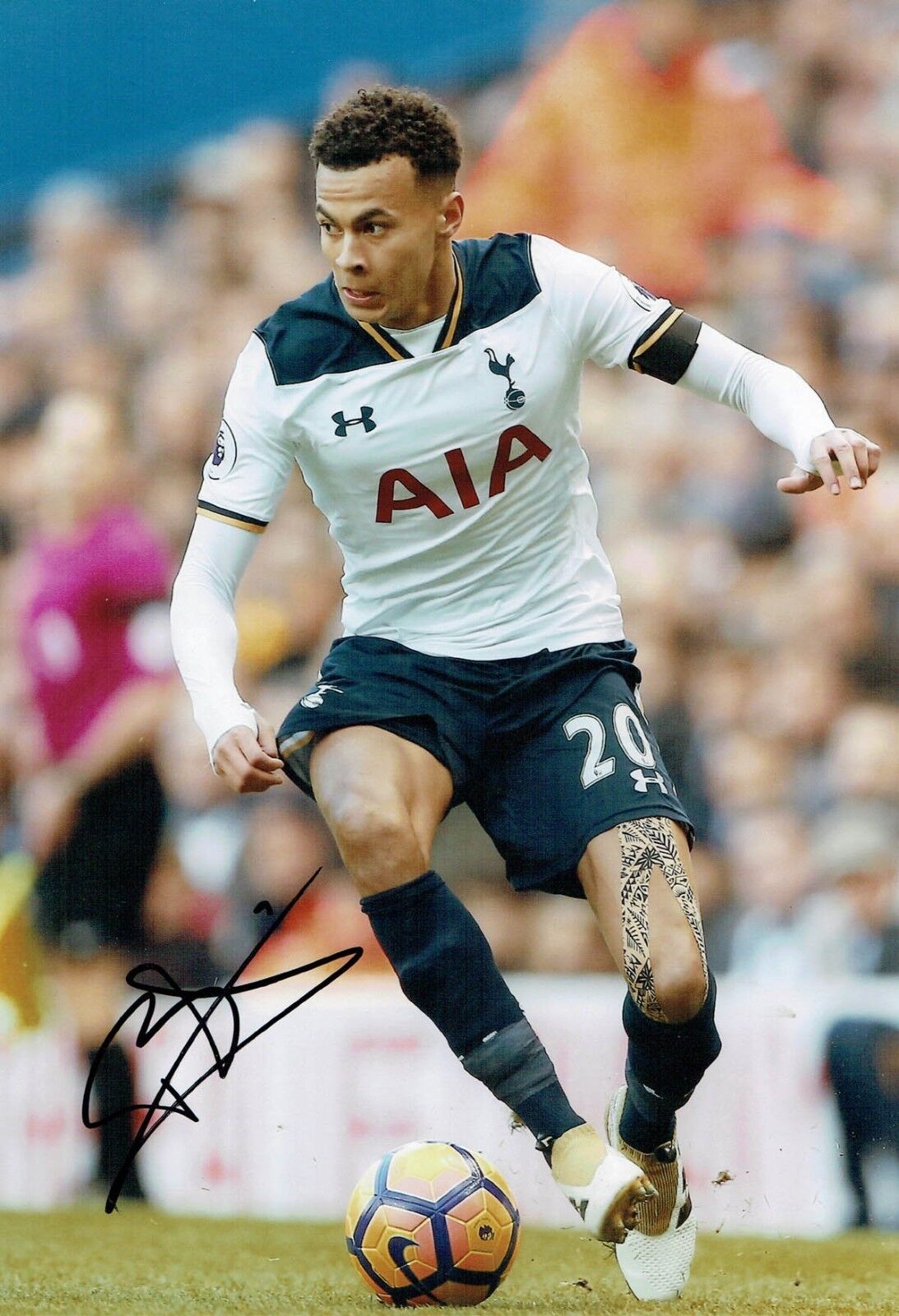 Dele ALLI SIGNED Autograph 12x8 Photo Poster painting 2 AFTAL COA SPURS Tottenham Hotspurs