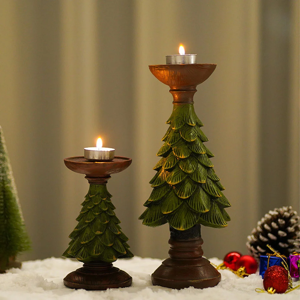 New desktop atmosphere ornament christmas tree candlestick festive ornament