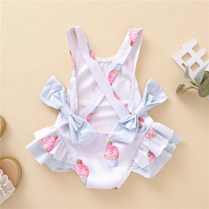 Baby Girl Summer Swimsuit Girls Swimwear One Piece Kids Bikini Set Infantil Swimming Suit for Children Beach Bathing Wear Dress