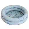 Inflatable Swimming Pool Baby  Outdoor Paddling Pool (Beige 90cm diameter)