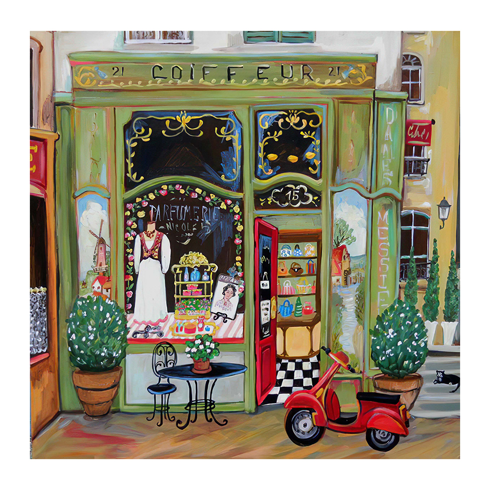 

Street Shop - Round Drill Diamond Painting - 40*40CM, 501 Original