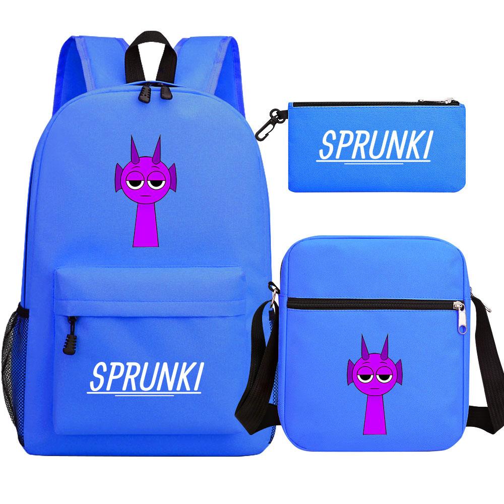 Mayoulove Sprunki Backpack Lightweight Design with Multiple Compartments for School Use-Mayoulove