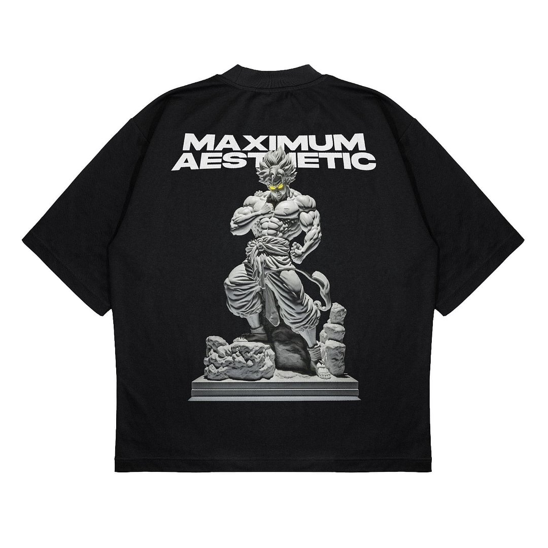 MAXIMUM AESTHETIC x SON GOKU - DRAGONBALL Oversized Shirt (Backprint)
