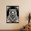 Diamond Painting-DIY Special Shaped Drill Pearl Painting Black Bear(30x40cm)