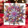 6Pcs Schneeflocken - 5d DIY Handwerk Grußkarte