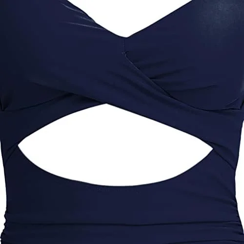 Cutout High Waisted One Piece Swimsuits