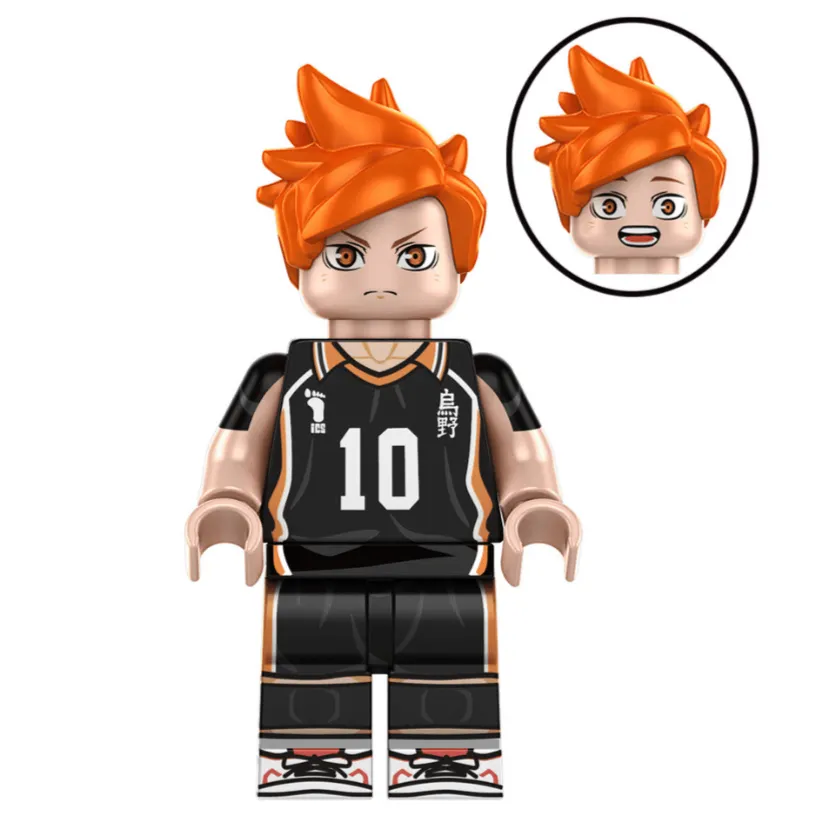 Hinata Shoyo Custom Haikyu!! Anime Minifigure LBS monstertoys