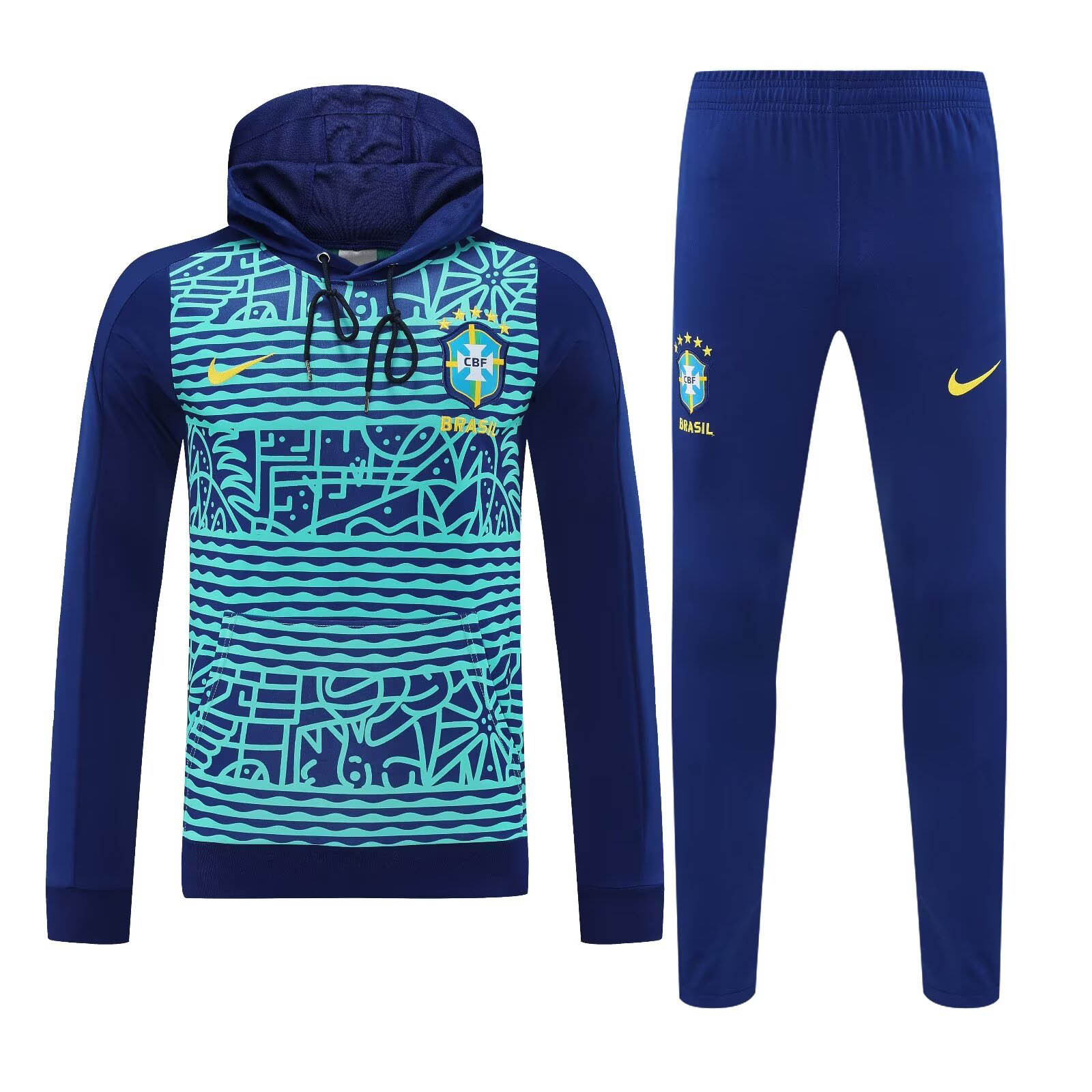 2024-2025 Brazil Training Suit Football Shirt 1:1 Thai Quality- Maxi Kit