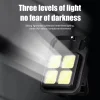 2 Pcs multifunctional keychain portable light mini work light strong light led outdoor small flashlight portable super bright endurance