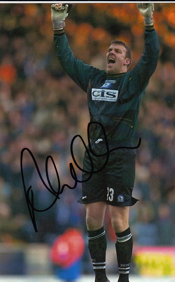 BLACKBURN ROVERS HAND SIGNED ALAN KELLY 6X4 Photo Poster painting 1.