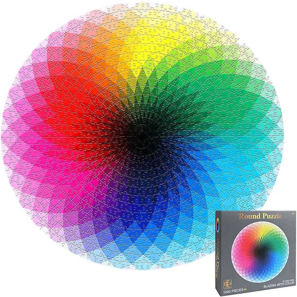 

1000Pcs Rainbow Jigsaw Puzzle Assembling Picture For Children Adults Toys, 501 Original