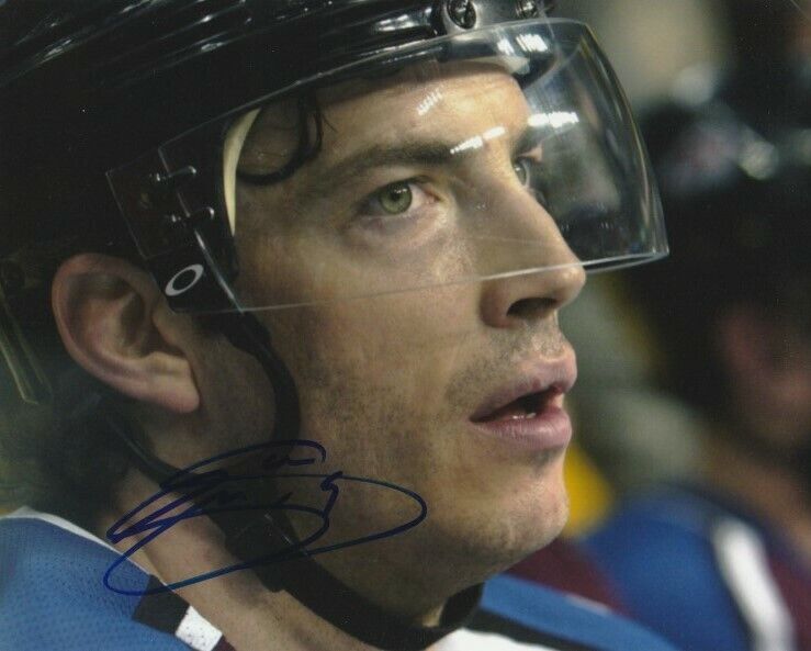 JOE SAKIC SIGNED COLORADO AVALANCHE 8x10 Photo Poster painting #1 HHOF Autograph