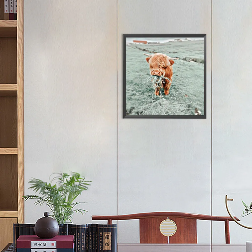 Full Round Diamond Painting 30*30cm - Calf
