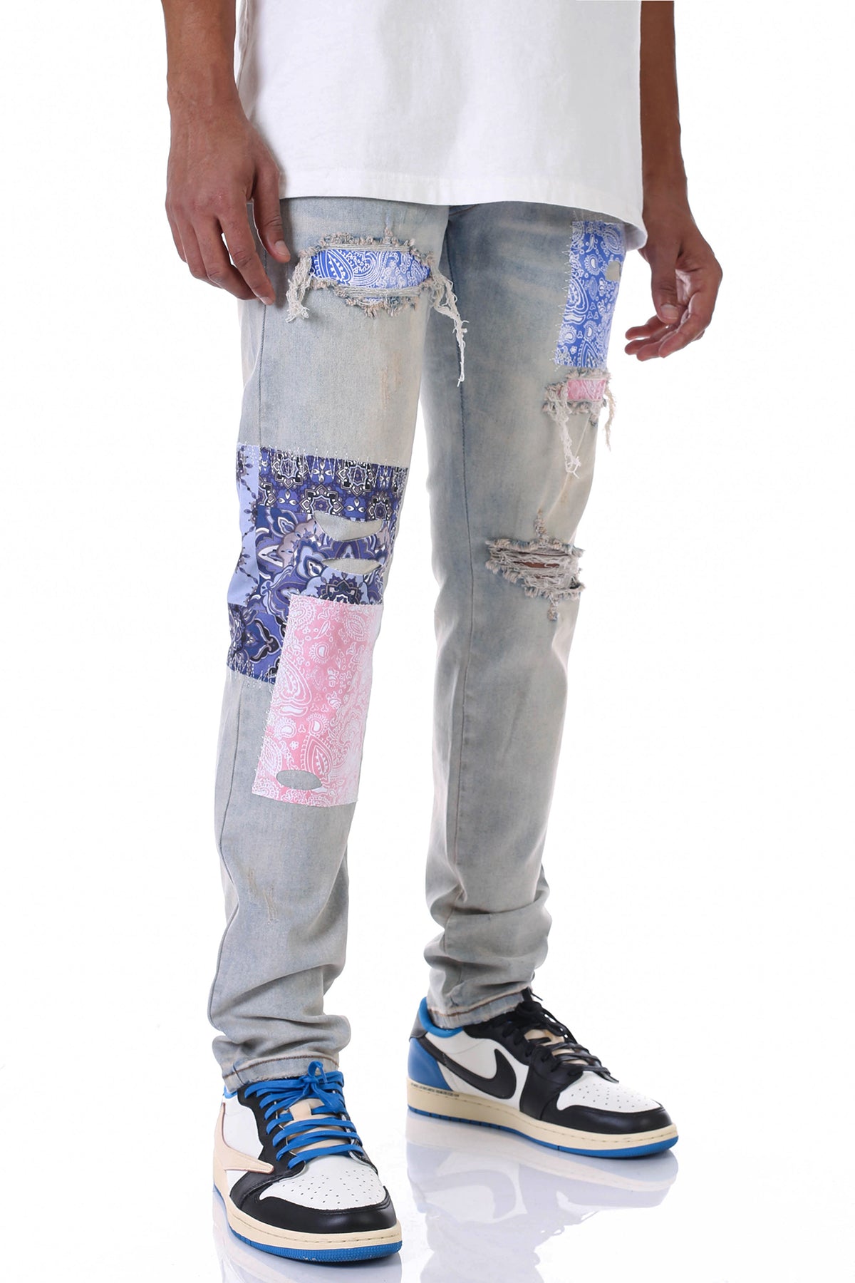 BANDANA PATCH JEANS