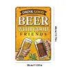Beer with Friends - Metal Tin Signs(8*12Inch/12*16Inch) - Bar