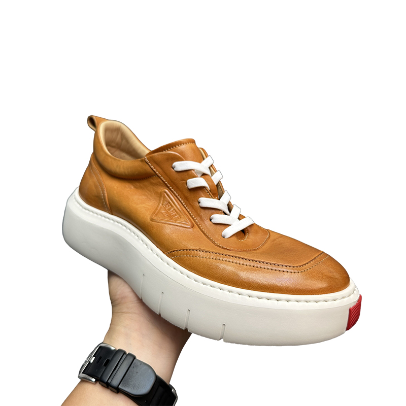 Handmade Retro Horsehide Fashion Sneakers DANRRIO.COM DANRRIO