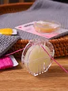 1 Pcs Thread Wax with Plastic Box Beeswax Floss Conditioner for Hand Sewing Embroidery