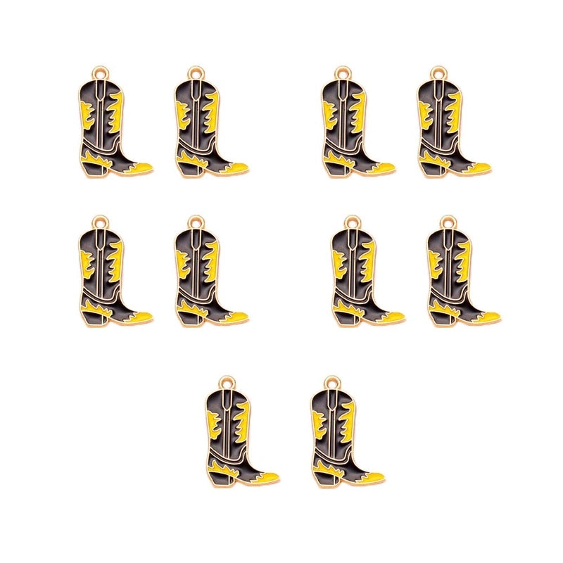 8 Pieces 10 PCS/Package Alloy K Gold Plated Rudder Anchor Pendant Jewelry Accessories