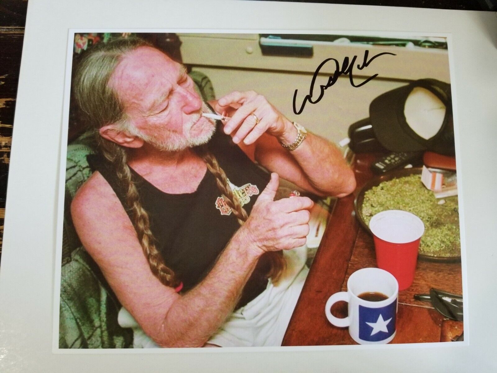 Willie Nelson Signed 8x10 Photo Poster painting RP -  Shipping!!