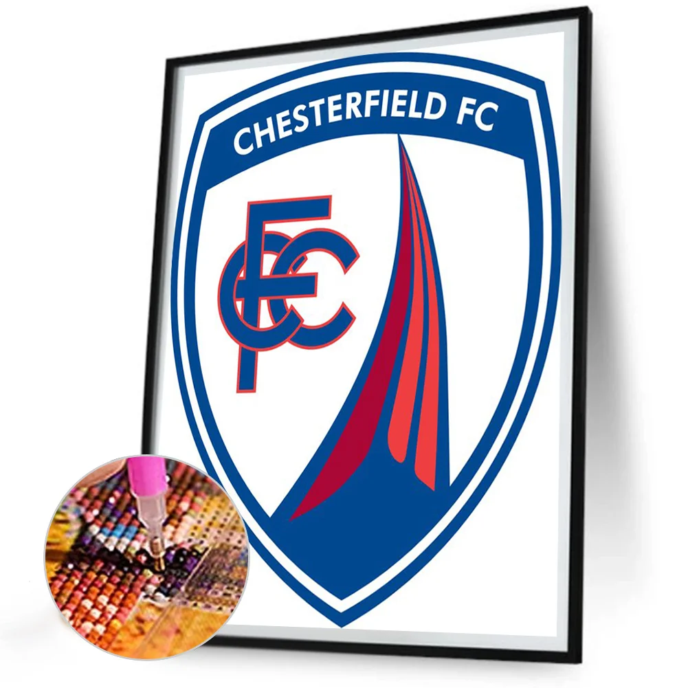 Diamond Painting - Full Round Drill - Chesterfield FC(Canvas|30*40cm)