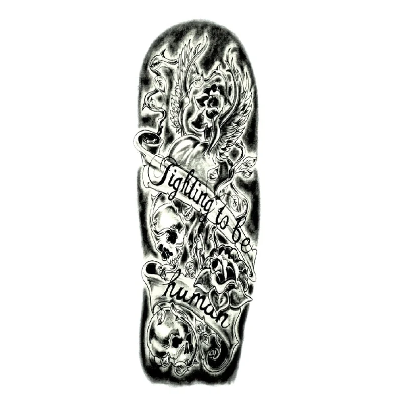 Body Art Arm Fake Sleeve Tattoos For Men Waterproof Wolf Tiger Chinese Dragon Sticker Temporary Fox Tattoo Waterproof Sleeves 303