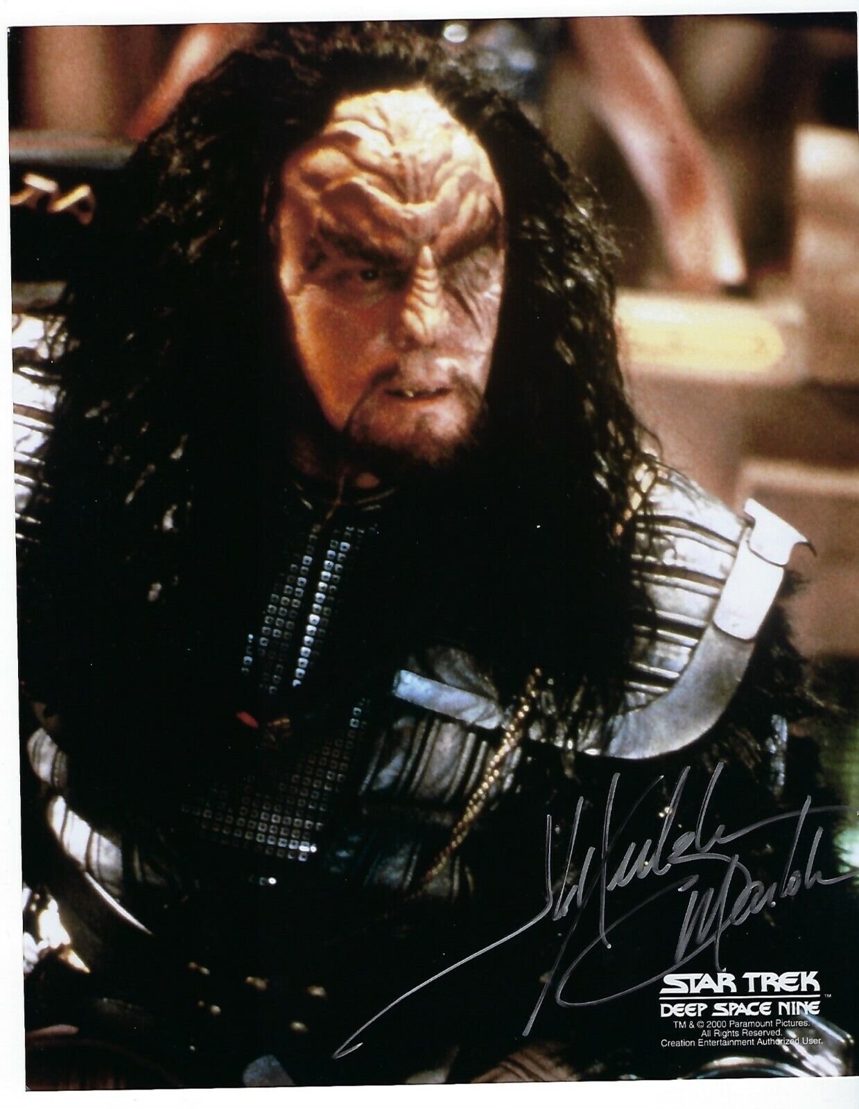 J.G. Hertzler - Star Trek DS9 signed Photo Poster painting