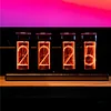 Nixie Tube Clock RGB Creative Desktop Ornaments Gift Quasi-Glow Clock