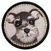 Quilted Animal Magnetic Needle Minder 40mm Needle Holder Back Suction Design Wooden Base for Cross Stitch Embroidery Needlework Accessories