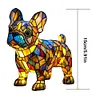 Dog Lamp Dog Series Art Night Light Stained Resin Dog Desk Lamp Home Decor