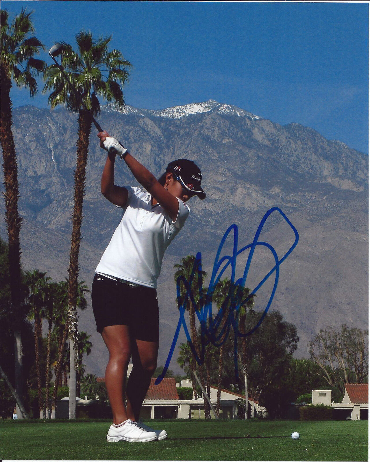 LPGA AI MIYAZATO HAND SIGNED US WOMEN'S OPEN 8X10 Photo Poster painting W/COA JAPAN 3