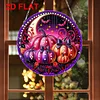 2D Flat DIY Pumpkin Diamond Art Pendant Double-Sided Diamond Painting Set