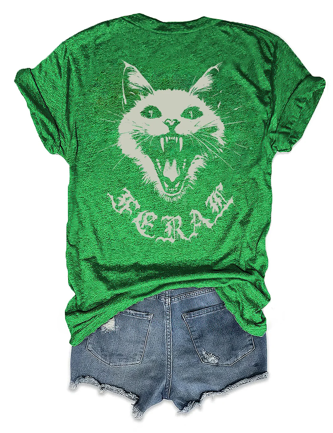 Feral Metalcore Trippy Cat T-shirt