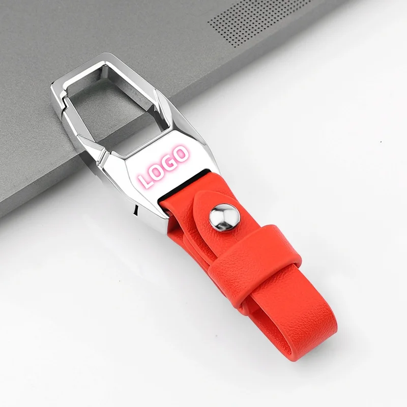 🔥Hot sale🔥🚕Car zinc alloy leather keychain