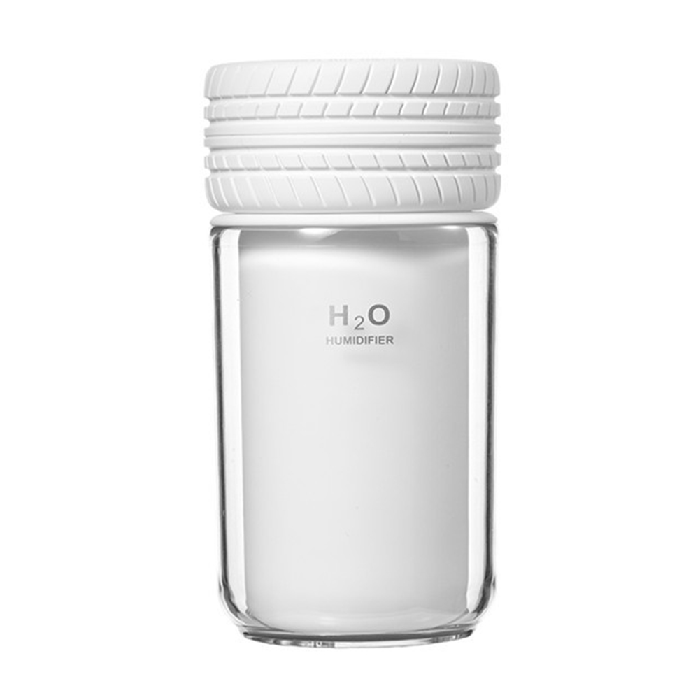 

250ml Tires Shape Portable Mini Ultrasonic Air Humidifier Aroma Diffuser, White, 501 Original