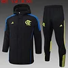 Joyfball 2024/2025 Flamengo Cotton Jacket Black Soccer Jersey 