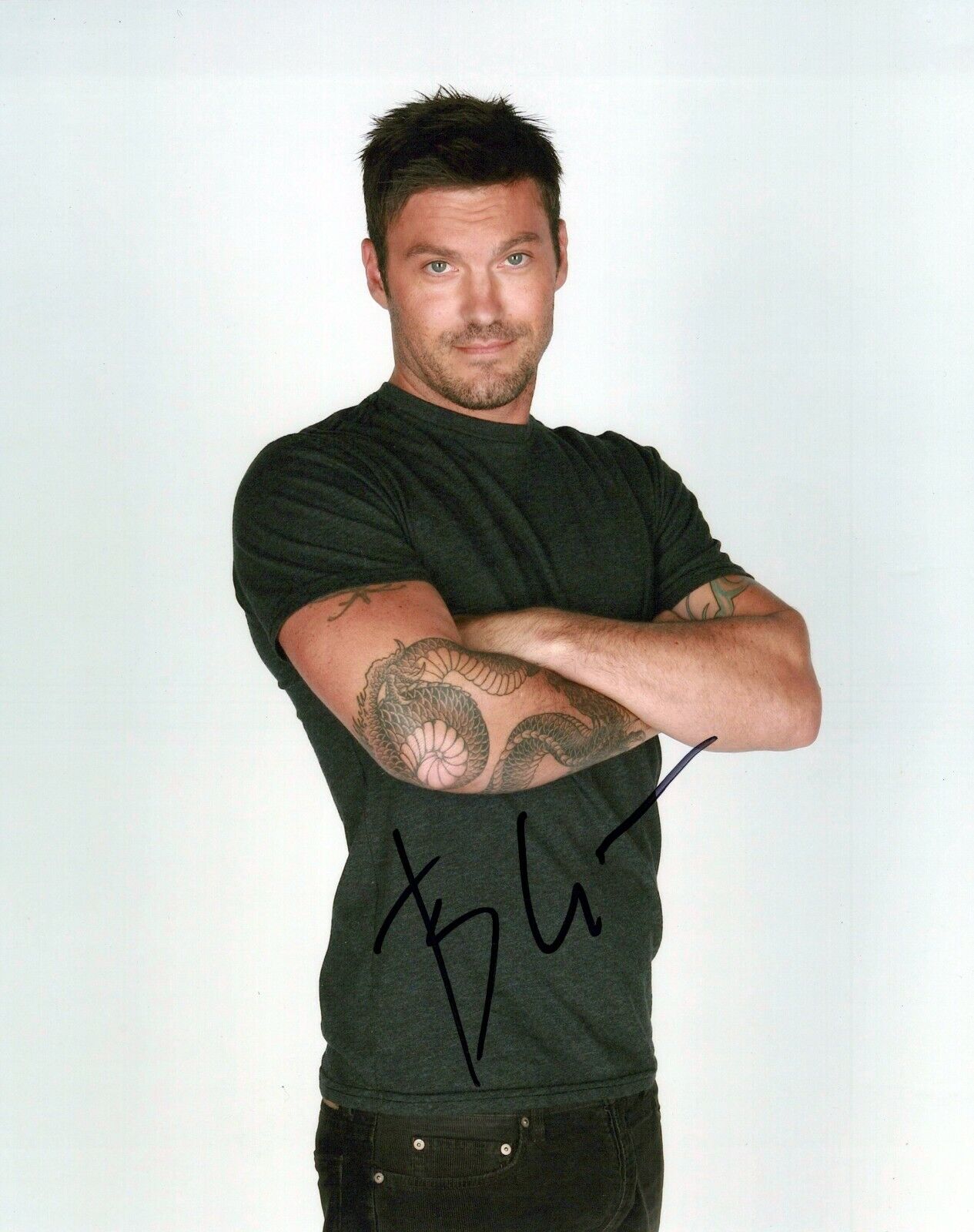 Brian Austin Green head shot autographed Photo Poster painting signed 8x10 #1