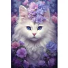 Cat Flower - 11CT Stamped Cross Stitch 40*60cm