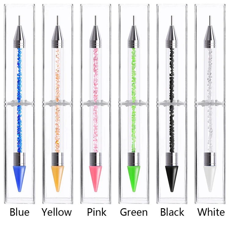 Diamond Painting Pens Double Heads Glue Point Drill Pen for Nail Art  Rhinestones
