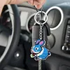 Rabbit Beaded Counted Cross Stitch Ornament Kit Cross Stitch Bead Keychain (A)