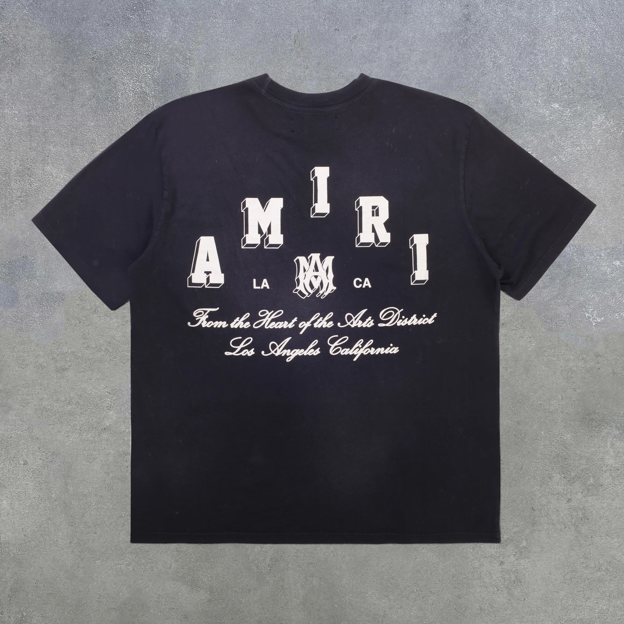 Amiri Collegiate Cotton Short Sleeve T-Shirt