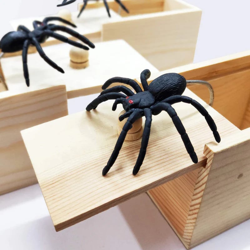 Loveyoufancy Super Funny Crazy Prank Gift Box Spider