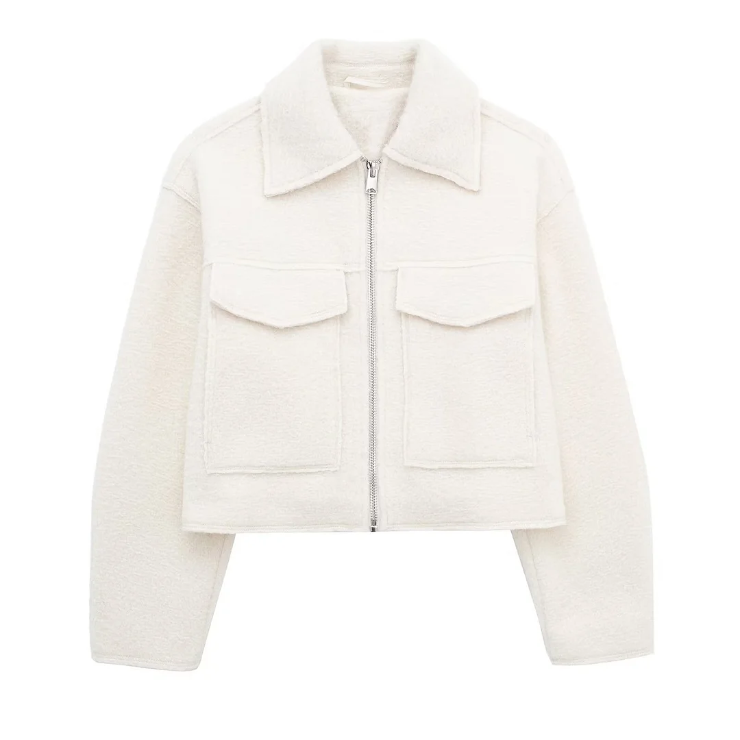 Woherb Woherb Women's Women's 2024 New Bead Short Jacket-Outfit Ideas