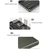 Magnetic Carp Fishing Tackle Box Stiff Hair Rig Storage Box Fishing Accessories