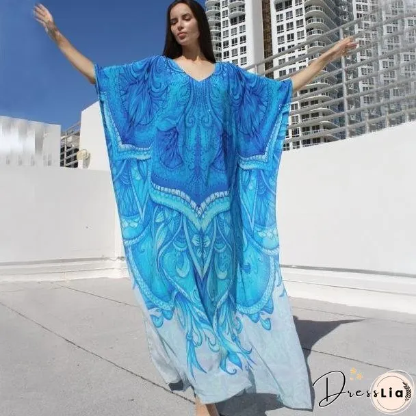Beach Robes Seaside Vacation Blouse Cover Up Dress