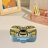 DIY Bee Diamond Painting Medicine Box Storage Box